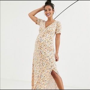 ASOS Floral Maternity Maxi Dress